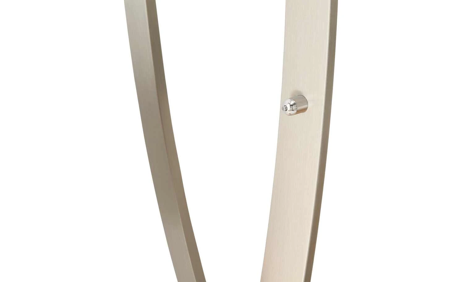 B-Leuchten LED-Stehleuchte, Nickel matt, verstellbar | silberfarben – Bild 11