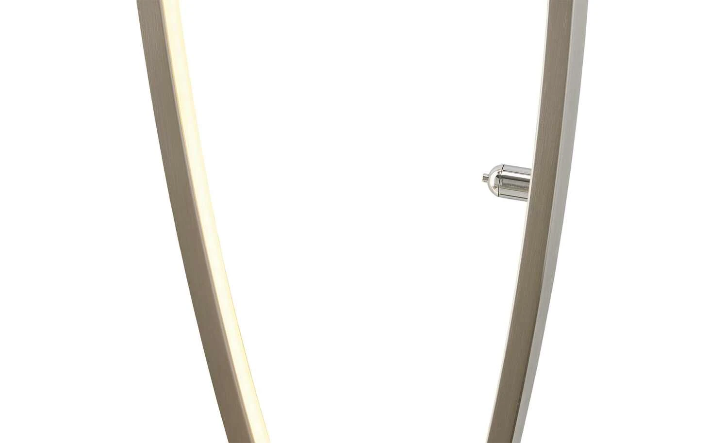 B-Leuchten LED-Stehleuchte, Nickel matt, verstellbar | silberfarben – Bild 15