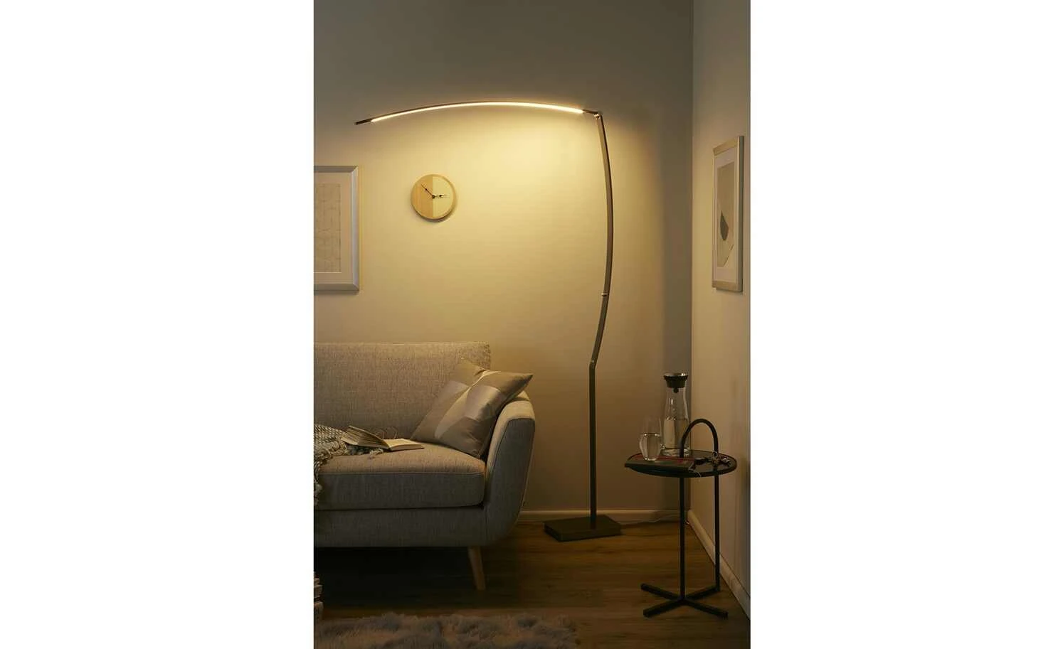 B-Leuchten LED-Stehleuchte, 1-flammig, anthrazit