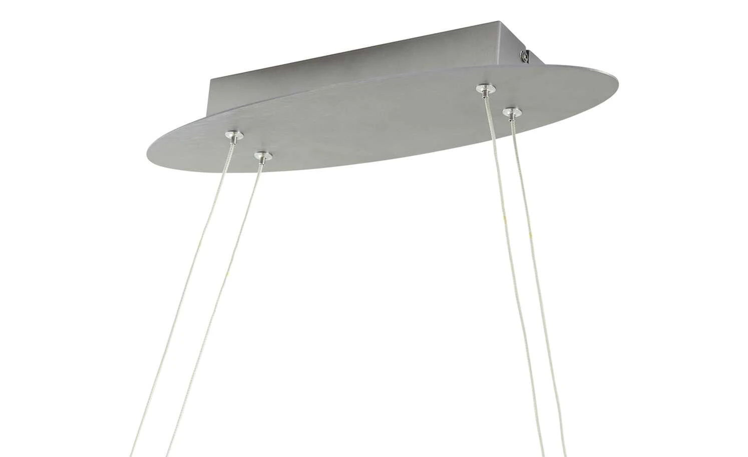 B-Leuchten LED-Pendelleuchte, anthrazit/silberfarben, oval – Bild 9