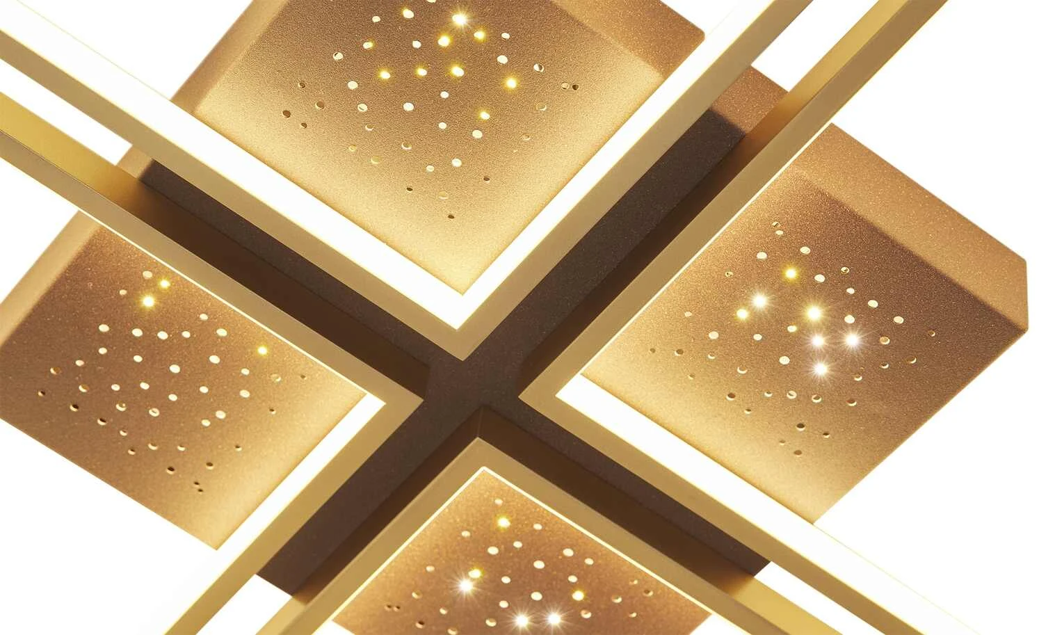 Fischer-Honsel LED-Deckenleuchte, rostfarben/Braun – Bild 4