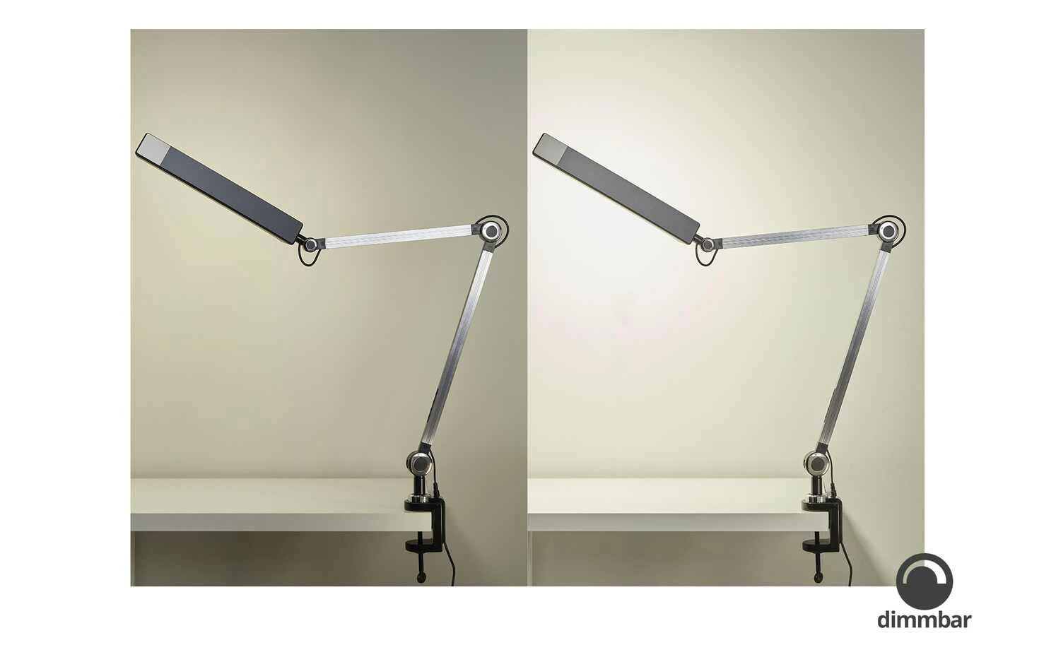 KHG LED-Klemmleuchte, 1-flammig, schwarz mit Touchpad – Bild 2