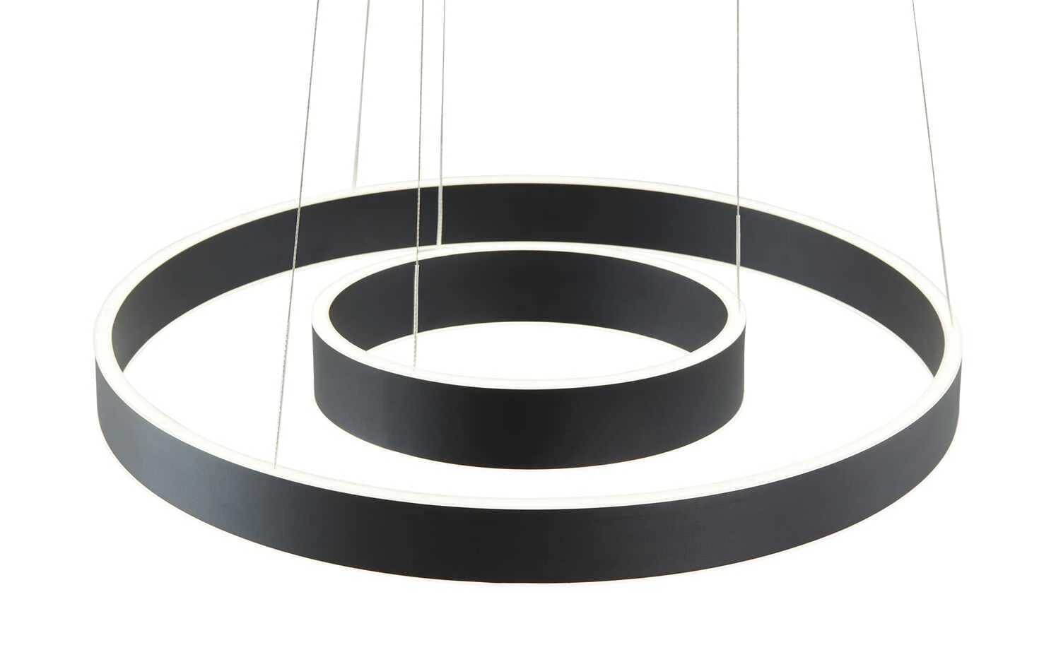 B-Leuchten LED-Pendelleuchte, schwarz `Ringe´ – Bild 6