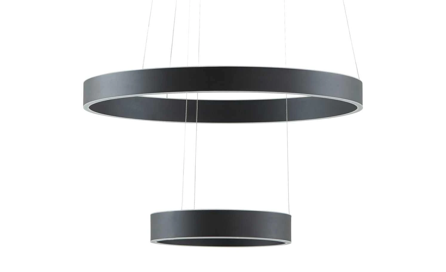 B-Leuchten LED-Pendelleuchte, schwarz `Ringe´ – Bild 4