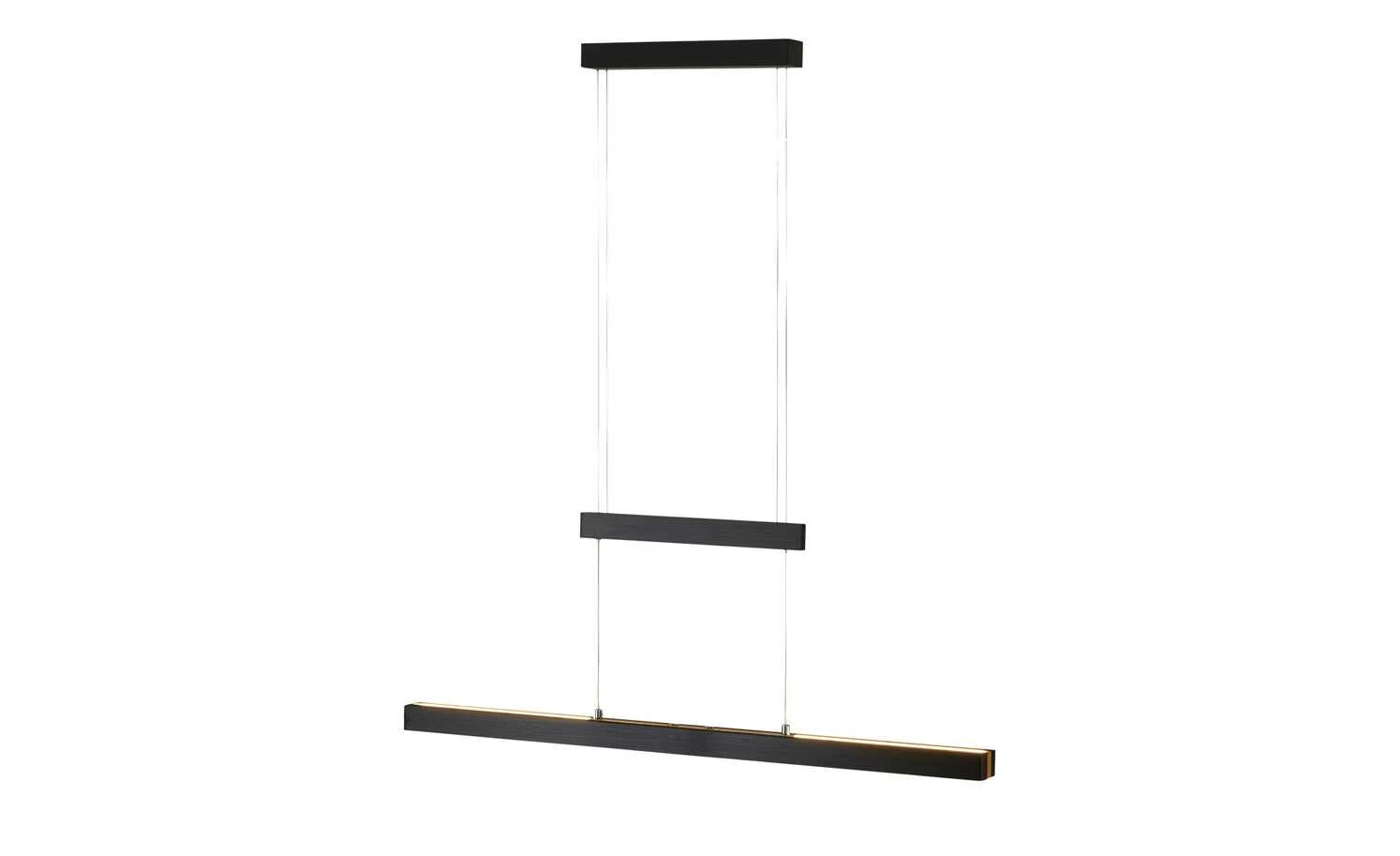 Trio LED-Pendelleuchte, schwarz mit Up & Down Light – Bild 3