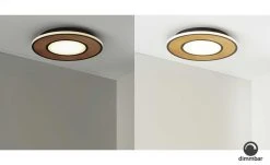 Trio LED-Deckenleuchte, neuseeländische Pinie