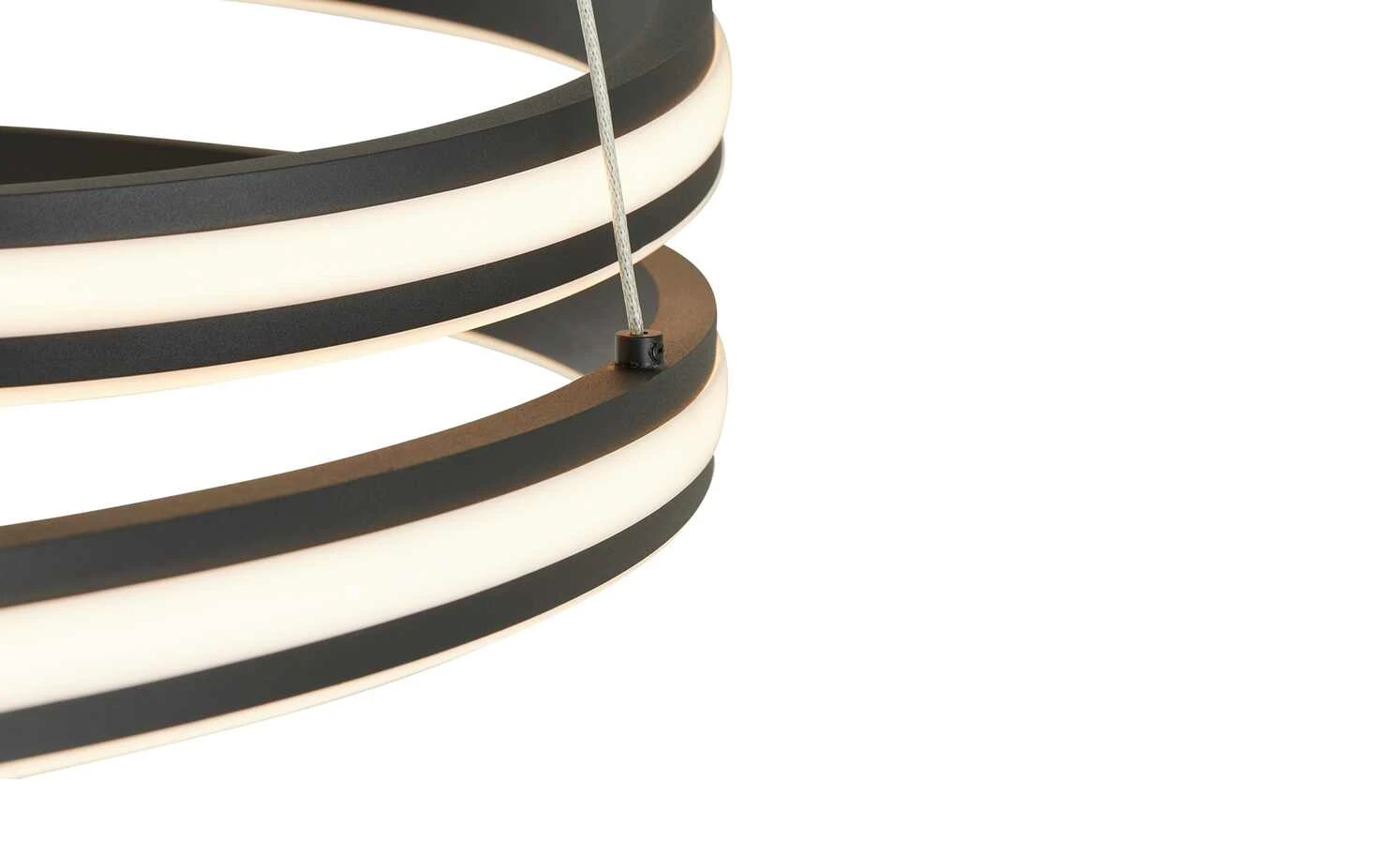 Trio LED-Pendelleuchte, schwarz ´gedreht´ – Bild 11