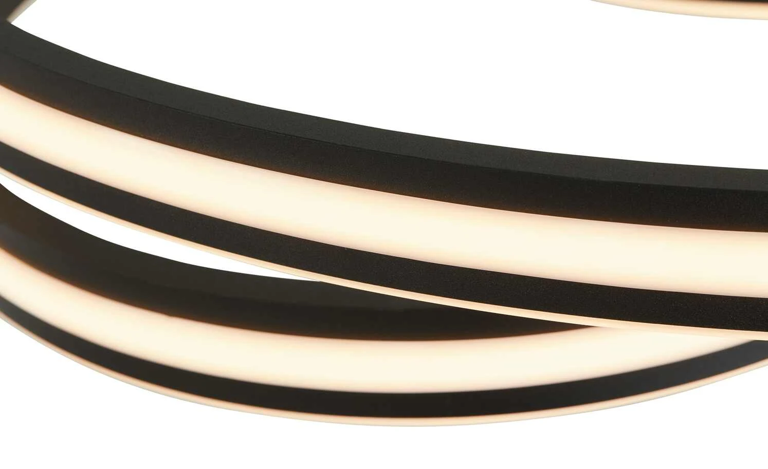 Trio LED-Pendelleuchte, schwarz ´gedreht´ – Bild 9