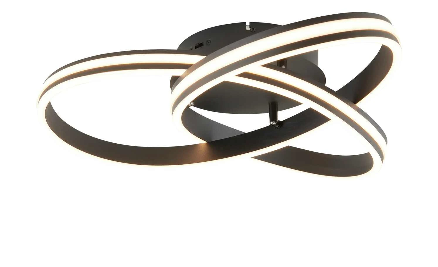 Trio LED-Deckenleuchte, schwarz, ´gedreht´ – Bild 4