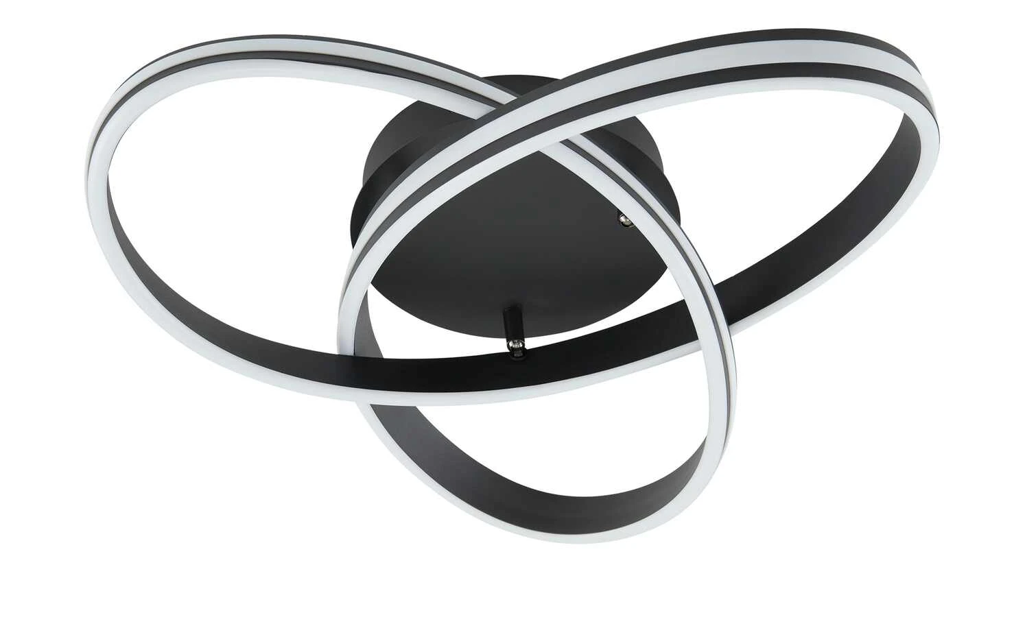 Trio LED-Deckenleuchte, schwarz, ´gedreht´ – Bild 5