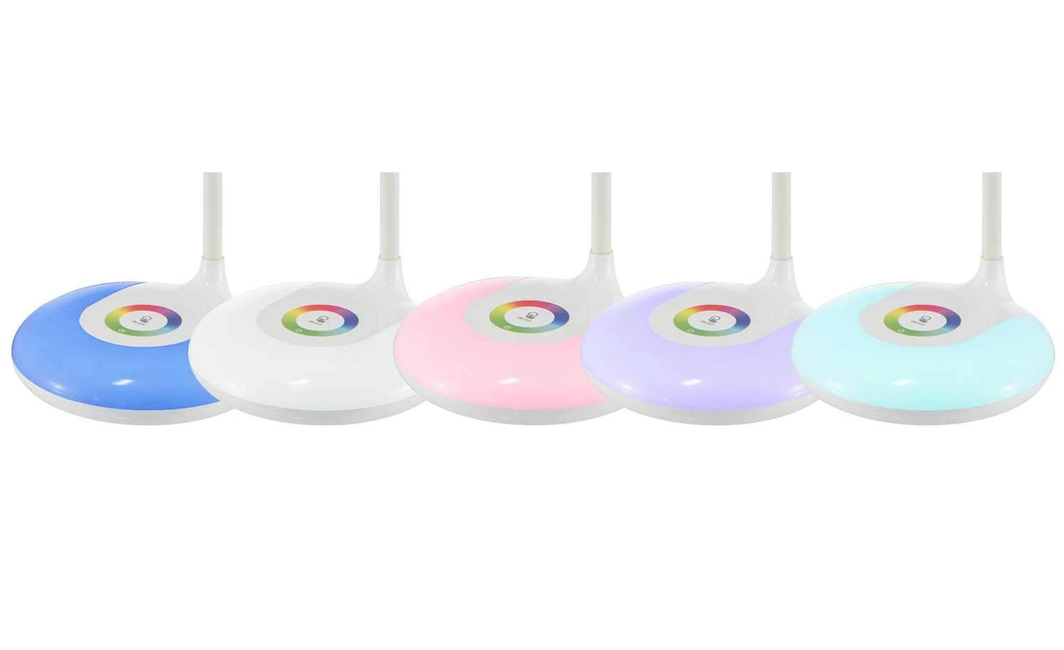 LED-Schreibtischleuchte mit RGB, weiß – Bild 5