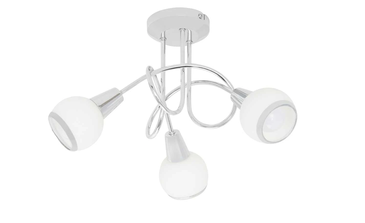 Deckenleuchte, 3-flammig, chrom `Knoten` – Bild 2