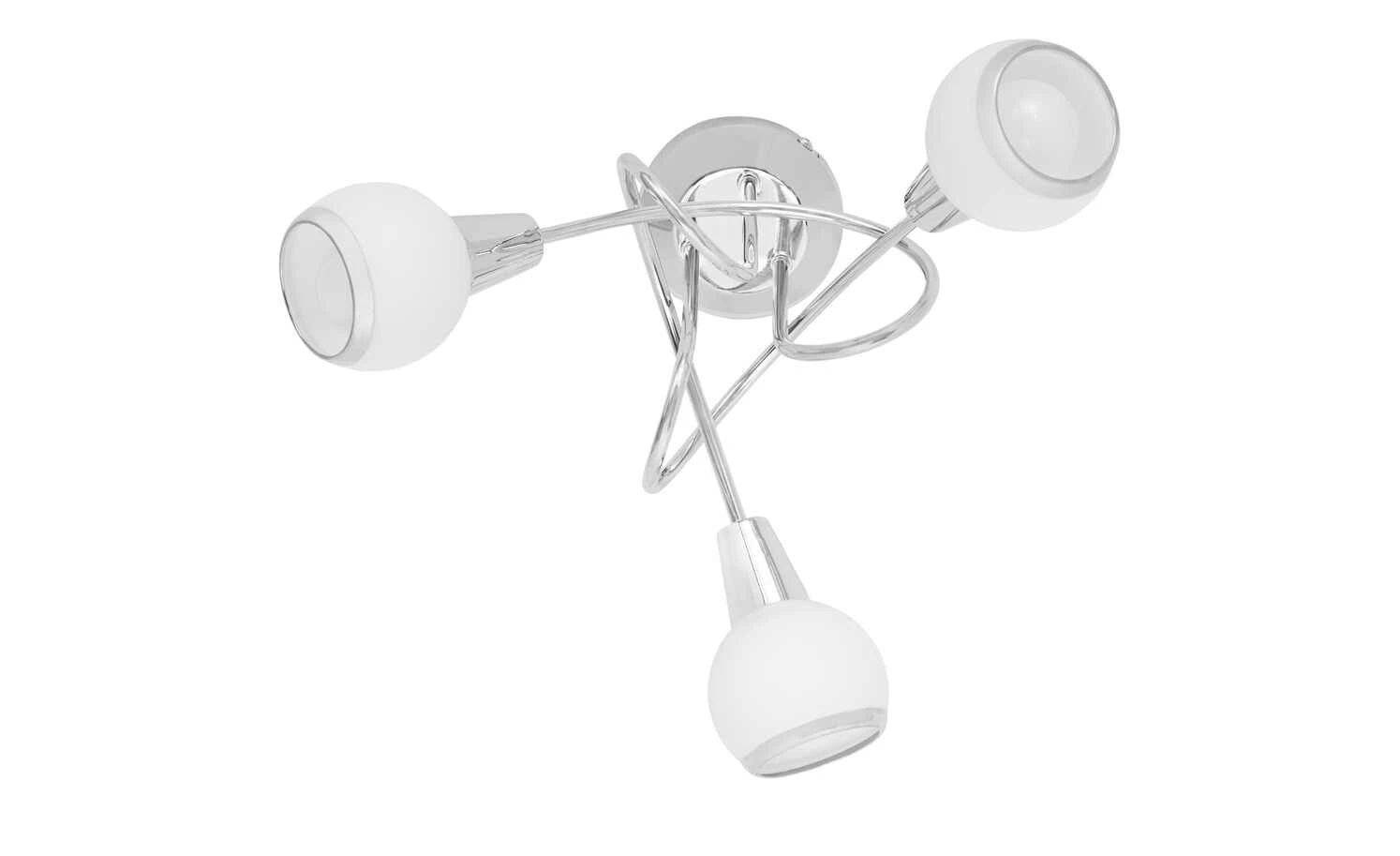 Deckenleuchte, 3-flammig, chrom `Knoten` – Bild 3