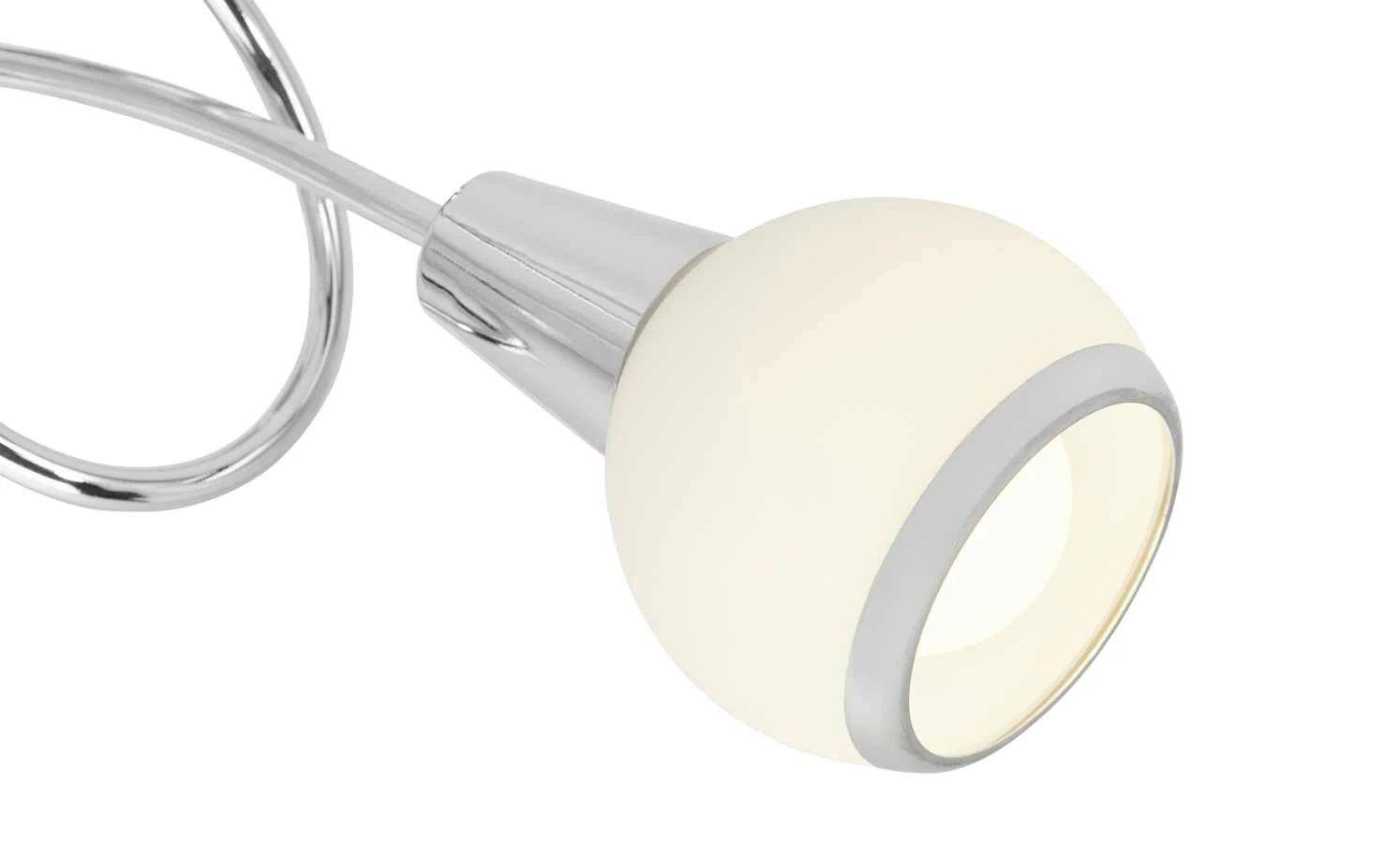 Deckenleuchte, 3-flammig, chrom `Knoten` – Bild 5