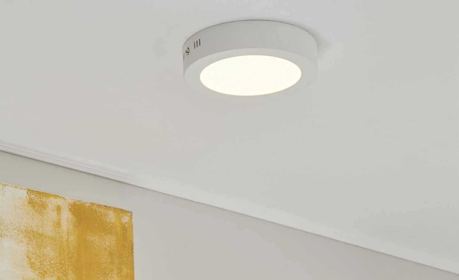 LED-Deckenleuchte, rund, weiß matt | 11|W