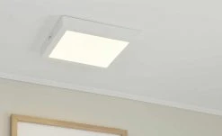 LED-Deckenleuchte, eckig, weiß matt ´groß´ | 1.700|lm