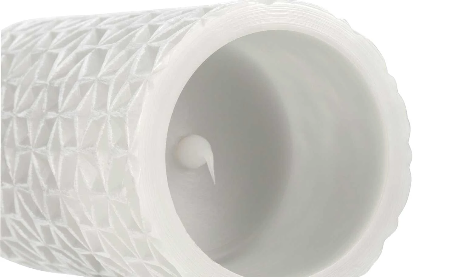 LED-Echtwachs-Kerzen 2er-Set, weiß – Bild 4