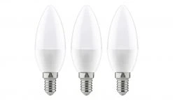 LED 3-er Pack, Kerze E14 4W, 250lm, 2700K